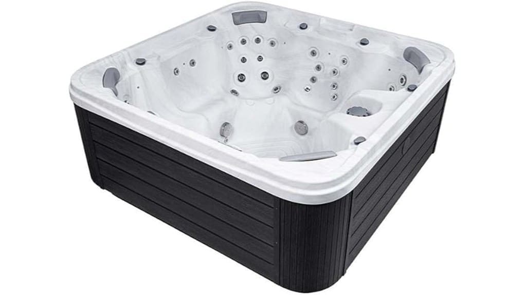 54 jet therapeutic hot tub