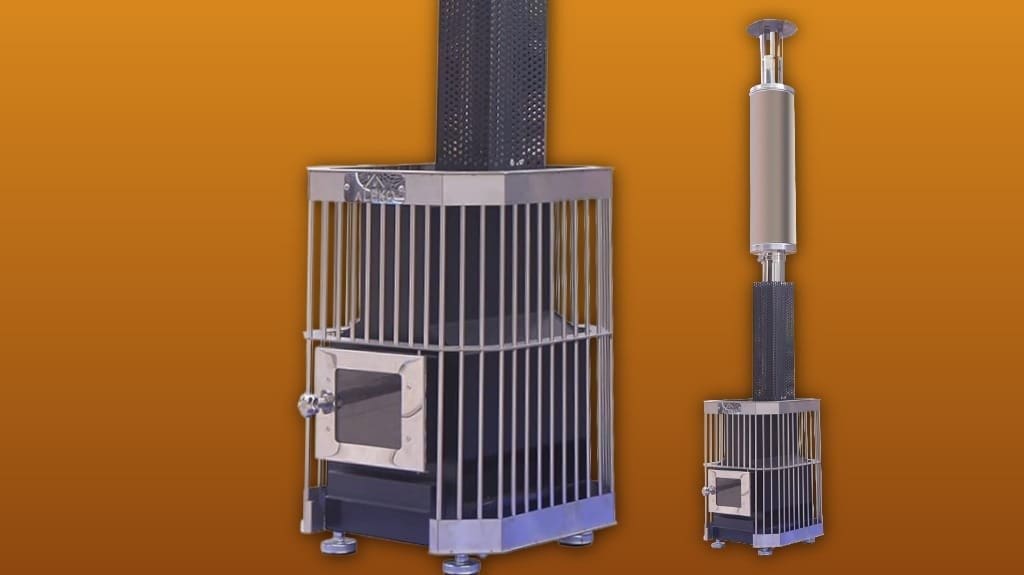 theBest-HotTubs - ALEKO Wood Burning Sauna Heater and Chimney Kit