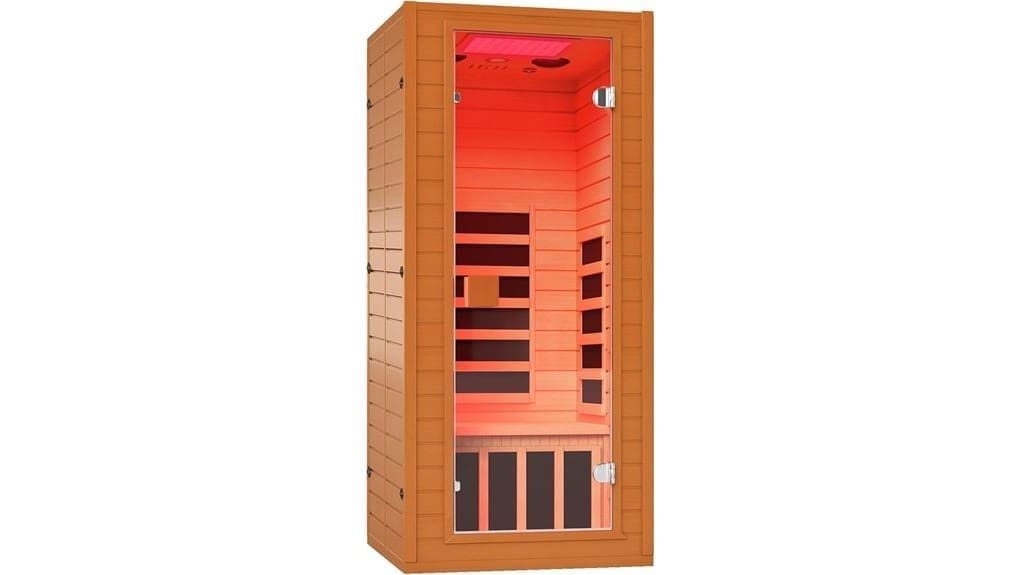 compact at home infrared sauna