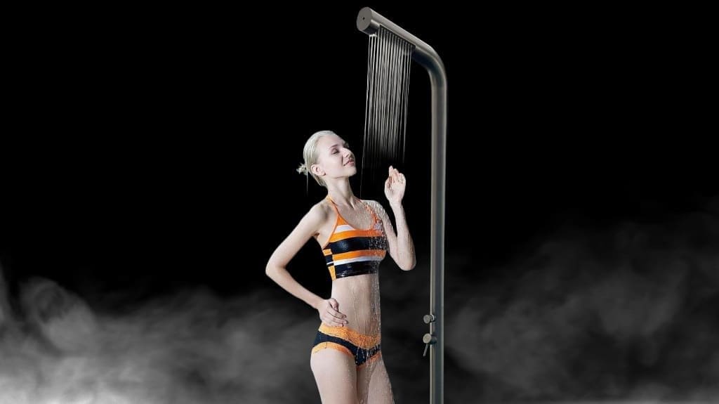 separable composable outdoor shower