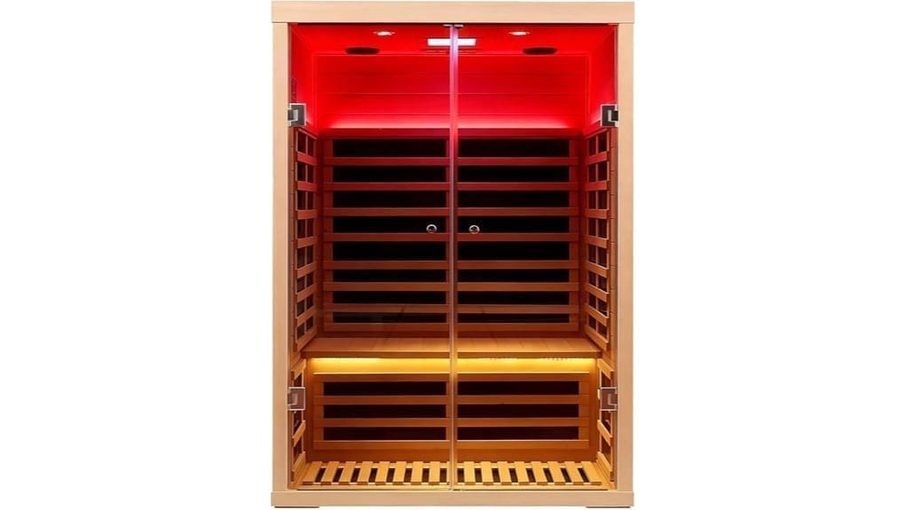 smart app two person sauna