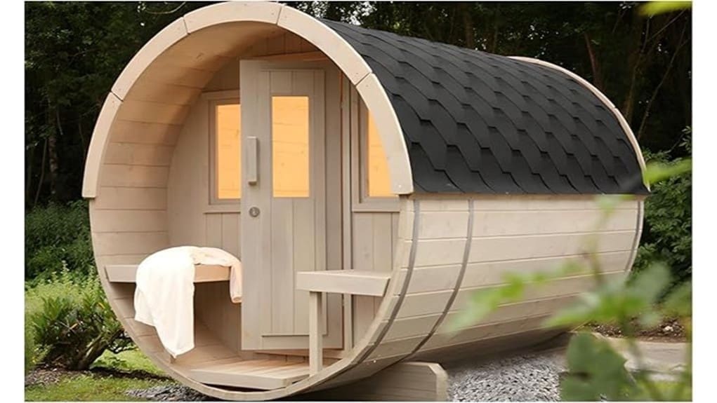 wood burning sauna room review